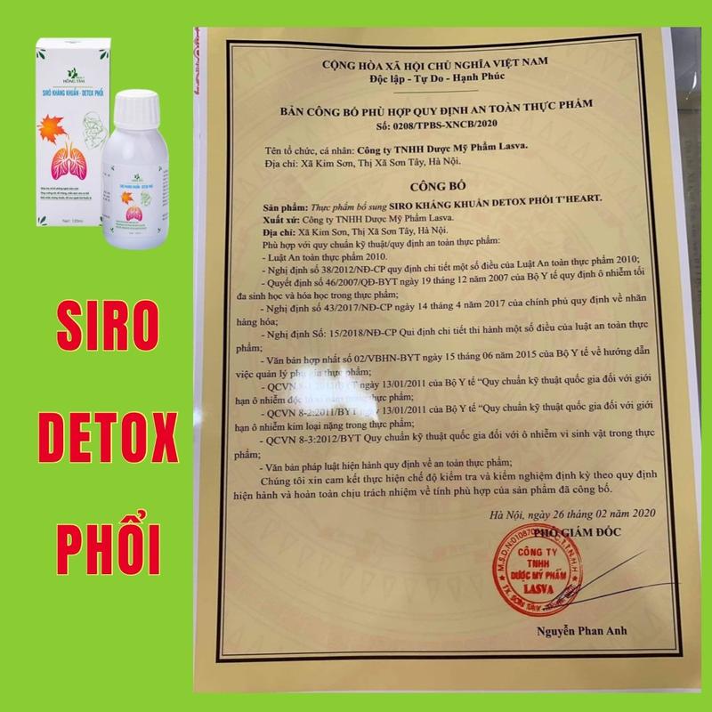 Siro Kháng Khuẩn Detox Phổi Giảm Ho Khan, Ho Đàm, Hỗ Trợ Viêm Họng, Bảo Vệ Hệ Hô Hấp Trẻ Nhỏ Và Người Lớn Hiệu Quả Từ Thảo Dược 2