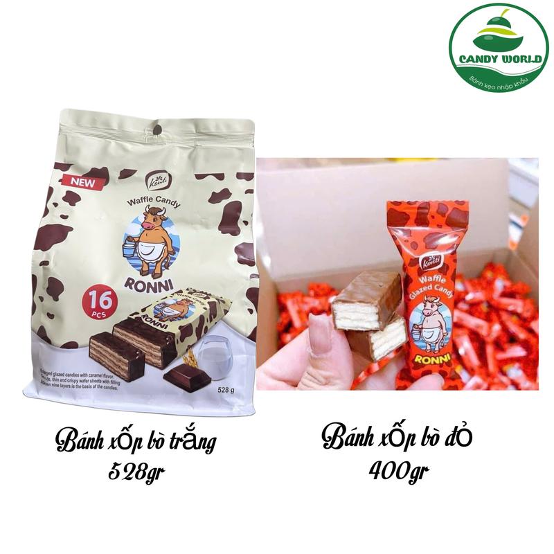 Bánh Xốp Phủ Socola Nga Bò Sữa Đỏ 400g và Trắng 350gr - Bánh Kẹo Tết 2024 - Bánh Sô cô la Nga - Bánh Xốp Chocolate Snack Thức Ăn Food Ăn Vặt