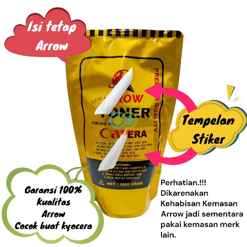 Toner Arrow 1Kg M2040dn M2540dn M3860idn M3660idn M2535dn 2