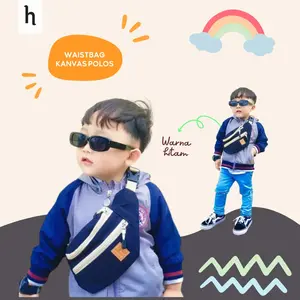 WAISTBAG ANAK POLOS/WAISTBAG POLOS KANVAS Polos