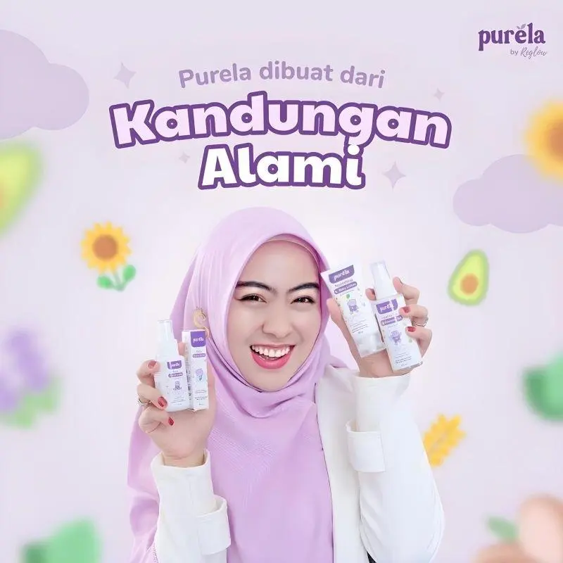Purela | skincare anak | purela by reglow HALAL BPOM bisa tuk newborn Bayi Essential Kulit Bunda 0