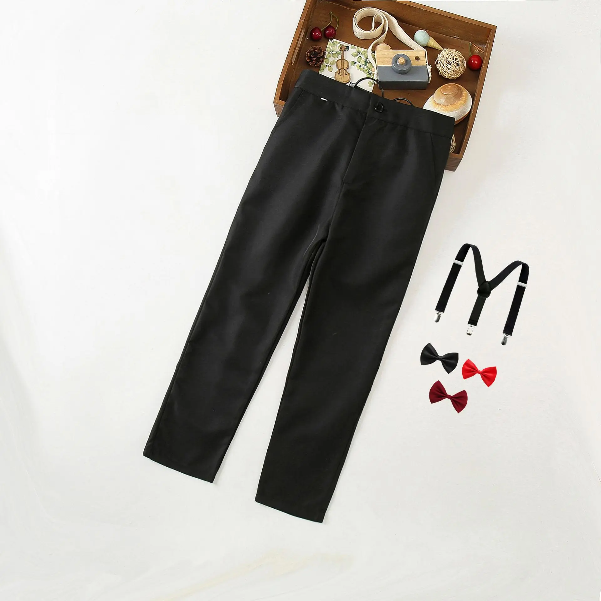 Boys' Formal Dress Pants for Spring and Autumn - Long Black Trousers, British Style Formal Wear, Perfect for Kids' Performances, Factory Direct Sale - TikTok Shop Singapore Boys' Formal Dress Pants for Spring and Autumn - Long Black Trousers, British Style Formal Wear, Perfect for Kids' Performances, Factory Direct Sale - TikTok Shop Singapore