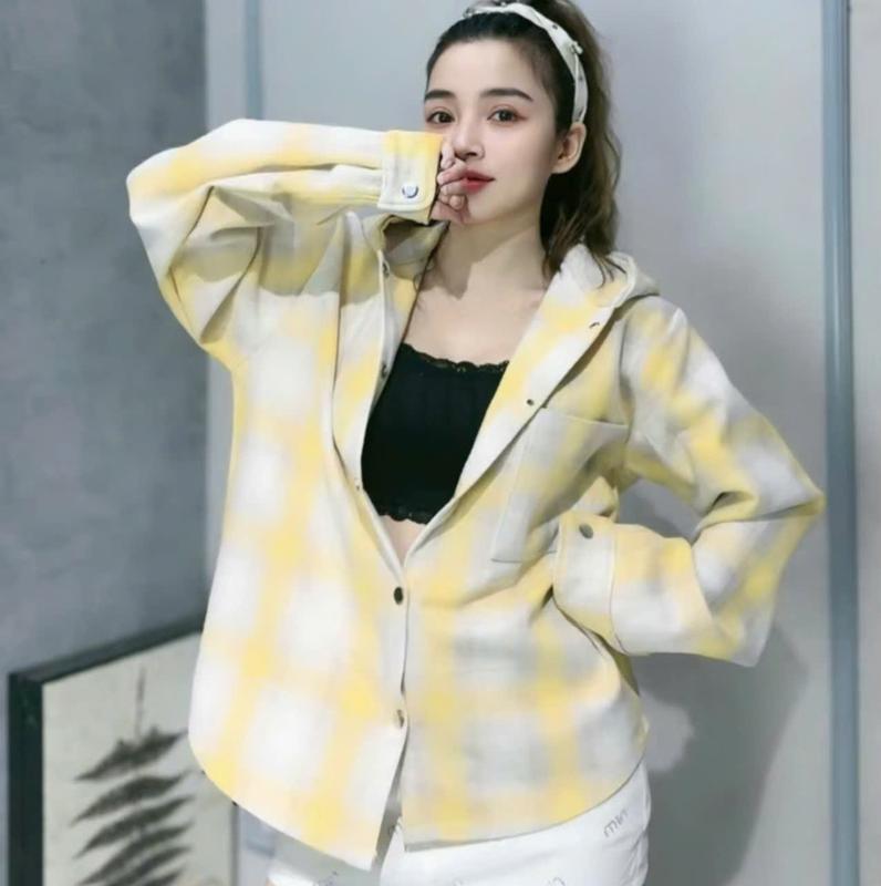 Áo Khoác Chống Nắng Sơ Mi Kẻ Sọc Caro Thời Trang Dành Cho Nữ  và Nam 5