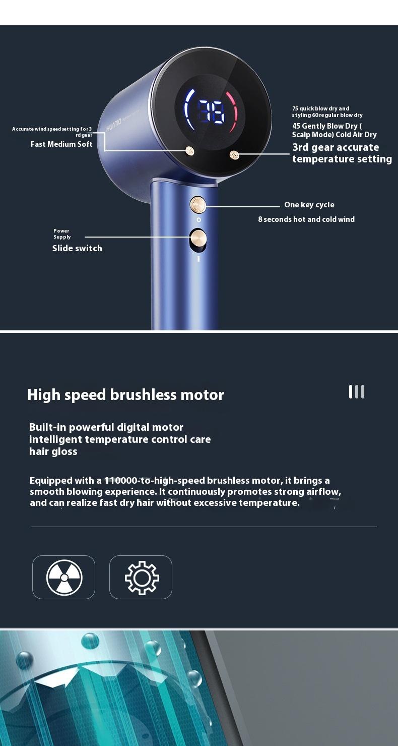 Product Introduction of Negative ion hot air comb, hair dryer, straight hair comb, curling iron, large hair dryer, hair dryer, electric hair dryer, high-speed hair dryer 9