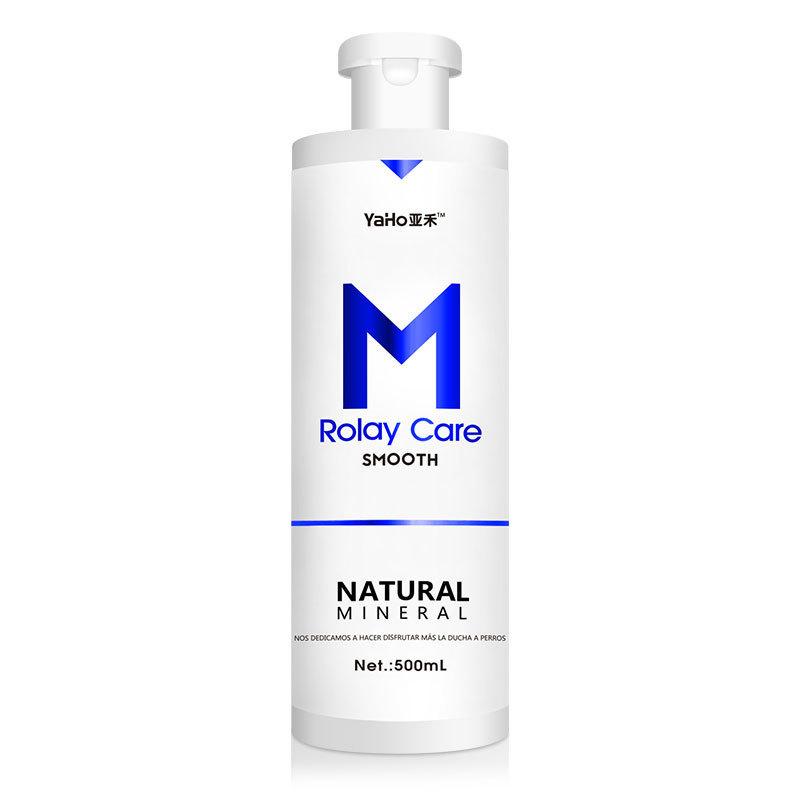 Sữa tắm cho chó lông trắng, loại bỏ vết ố và mùi hôi trên lông Yaho Rolay Care chai 500ml white  coat  shampoo 6