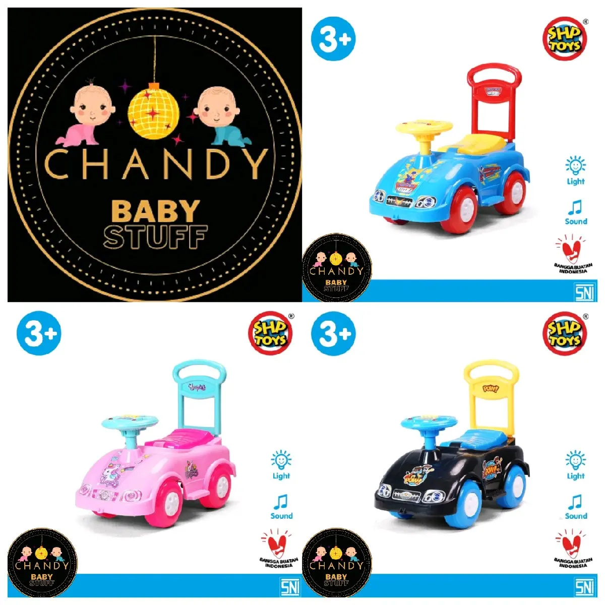 MAINAN ANAK MOBIL MOBILAN RIDE ON CARS BTL 559 Kids Lampu