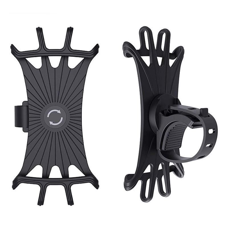 Product Introduction of 24-hour shipping+spot inventory+COD Bike Phone Holder Stand Universal 360 Degree Rotation Cycling Bicycle Elastic Silicone Handlebar Mount Adjustable For Cellphone 31