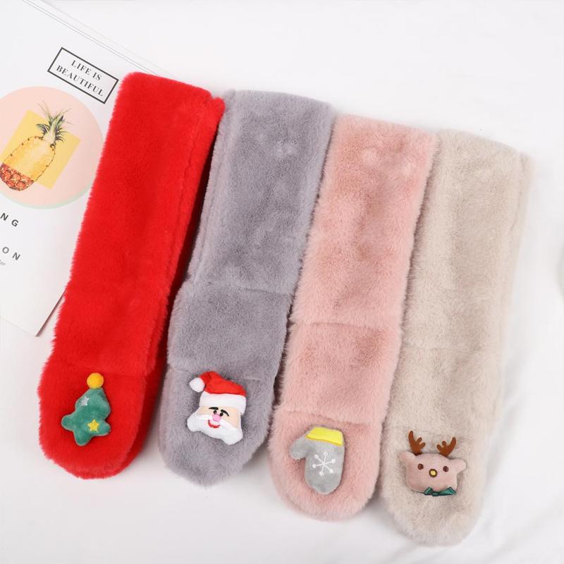 Product Introduction of Winter Collar Thickening Cute Kid's Scarves Children Shawls Toddler Scarf Neckerchief 19