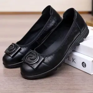 Lavera Nako FREE BOX Sepatu Wedges Hitam Heels Wanita Korean Style Kekinian TG2154