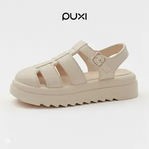 PUXI Sendal Eva Wanita Seola Soft Steps Kasual Empuk Sandal Cewek Daily Ringan Elegan Trendy  Size 36-41