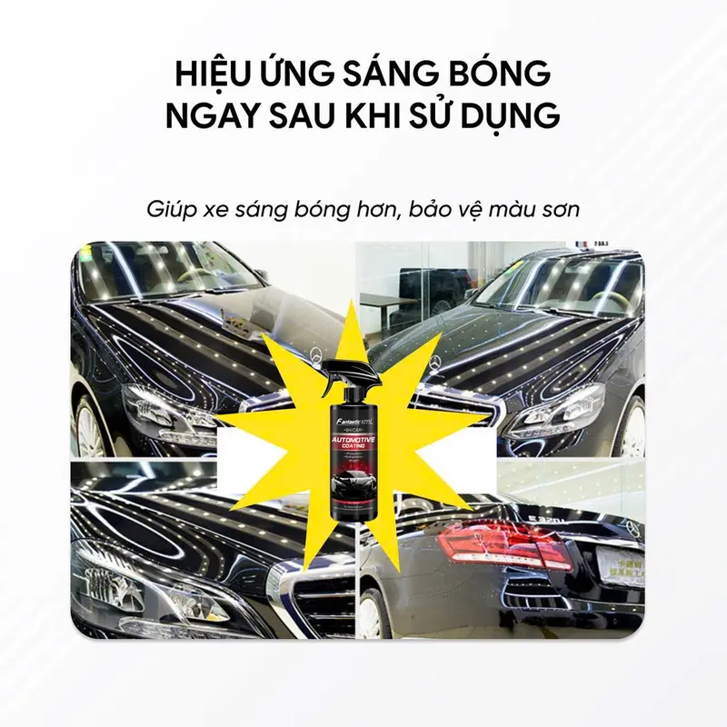 Chai xịt AUTOMOTIVE COATING phủ nano chống nước kính,phủ sơn xe ô tô,chống nước bề mặt kính mũ - OM 500ml 6