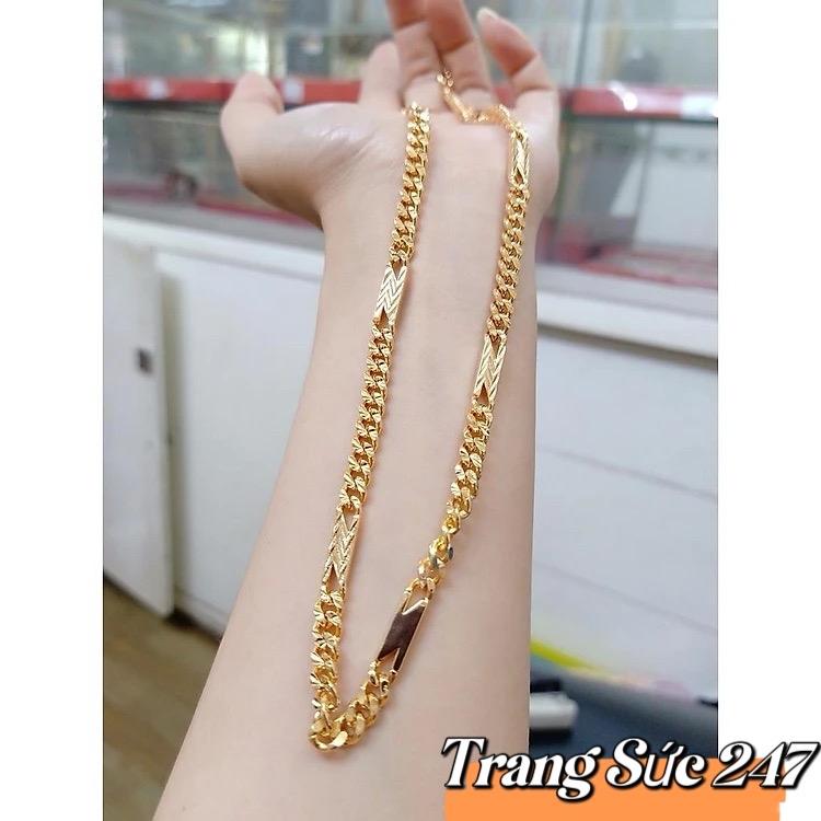 Dây Chuyền khoen lật chữ N nam nữ đeo đẹp-đeo đời đời ko đen