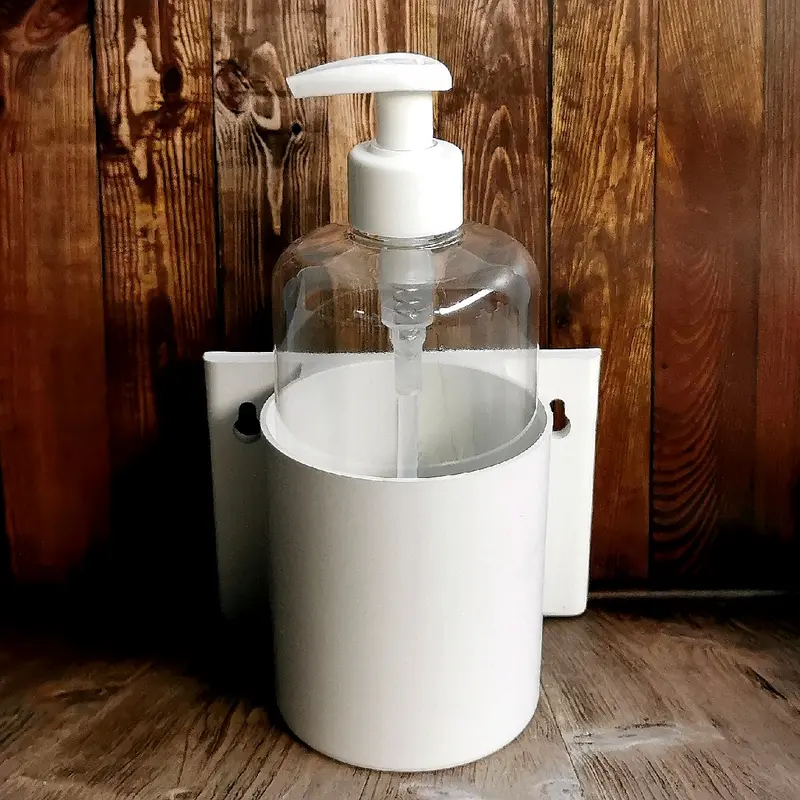 (COD) Paket Botol Pump+Bracket/Holder Dinding Ukuran 500ml 0