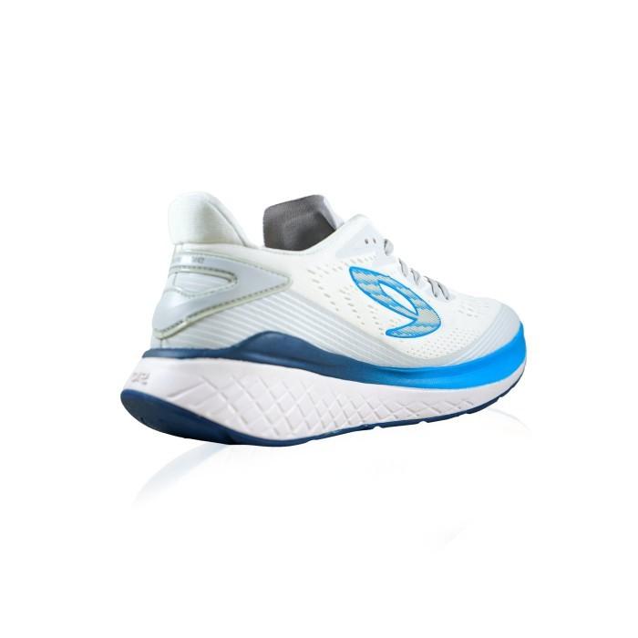 910 Nineten Aurorun Sepatu Lari - PUTIH/NAVY/BIRU 2