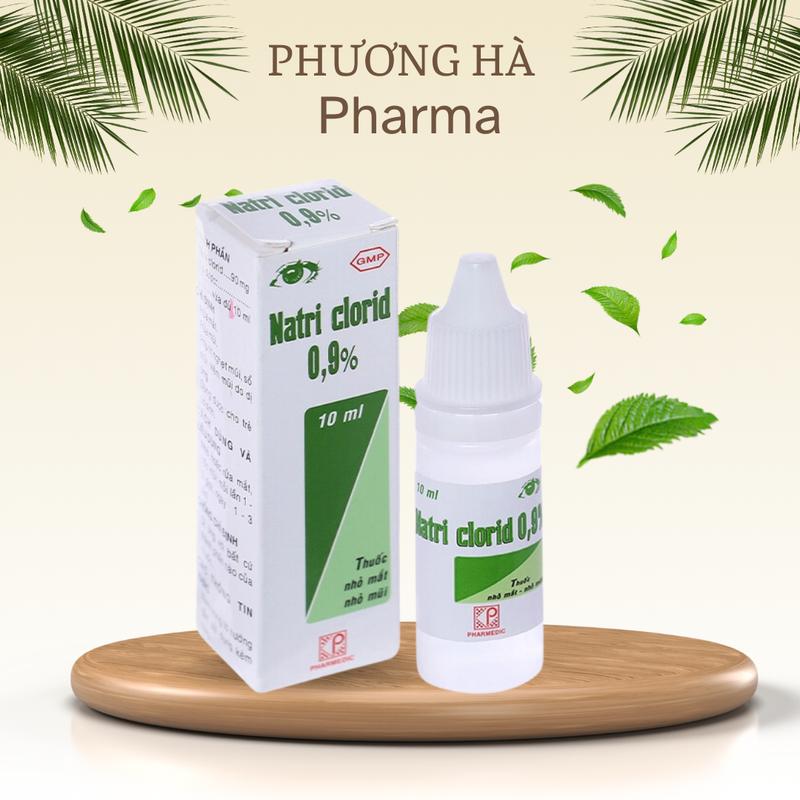 Phương Hà Pharma Combo 20 Lọ Nước Muối Sinh Lý Natri Clorid 0,9% 10ml Dịu Nhẹ Kháng Khuẩn Tốt Giảm Nhỏ Mắt Rửa Mắt Rửa Mũi Cho Bé - Lens