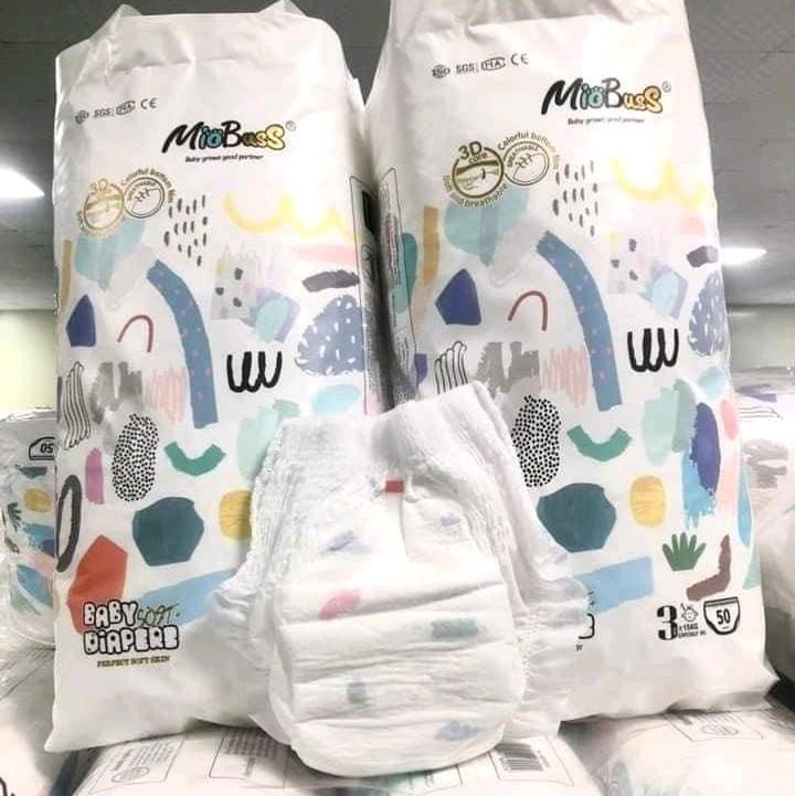 COMBO 2 BỊCH 100 MIẾNG quần size M tới XXXXL 100 miếng cho bé bỉm miobuss