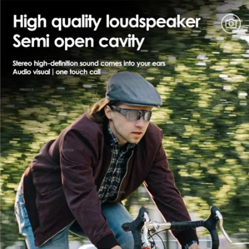 Outdoor Smart Glasses Audio Stereo Wireless Sport Sunglasses With Camera Running Cycling Listening to Music Bluetooth Headset - Image 2