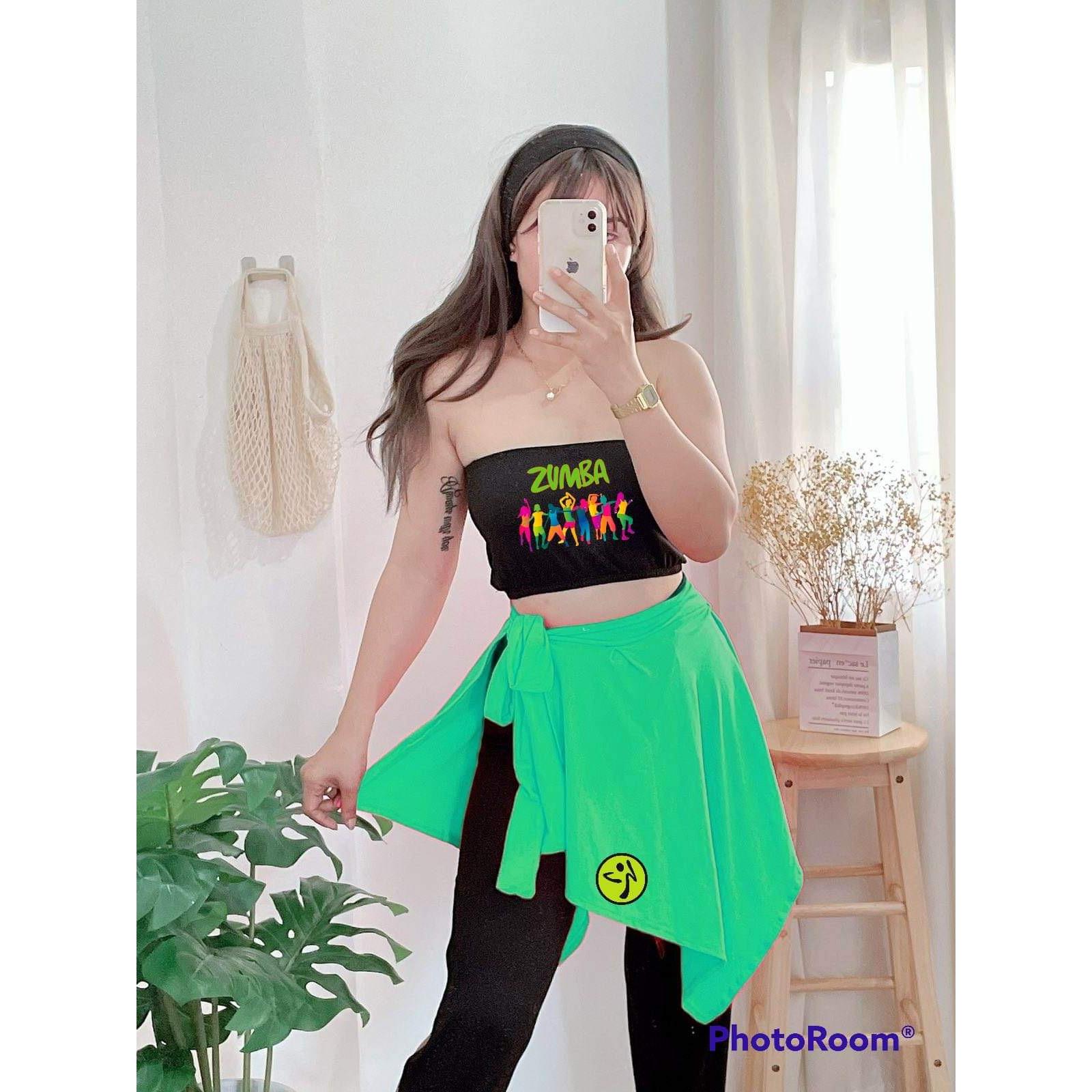 Zumba Überzugsrock oder 3in1 Set Tube Damenbekleidung_voghion.com
