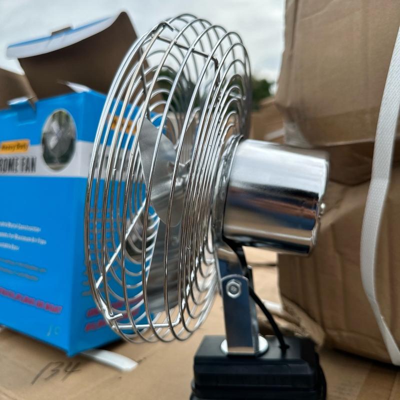 Quạt Pin Thép Không Gỉ Dây Đồng 100% 8 Inch 22cm Fan QuạT 4