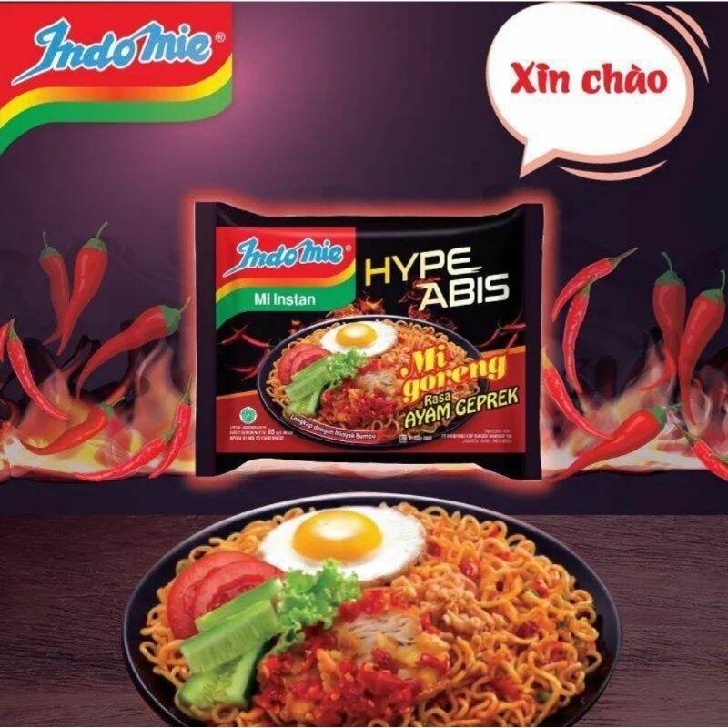 MÌ Indomie siêu cay gà 20 gói/thùng Miến Food mi