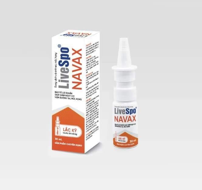 Product Introduction of Dung dịch vệ sinh Tai Mũi Họng Navax chứa bào tử lợi khuẩn - sát khuẩn mũi họng bảo vệ niêm mạc với muối 1
