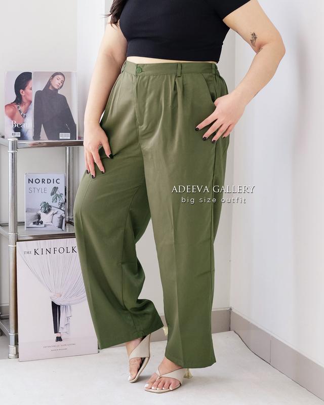 ADEEVA Loose Pants Celana Formal Casual Jumbo 0