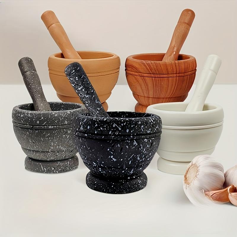Multifunctional Grinding Bowl Set, 4 Counts Kitchen Garlic Mash Artifact, Sushi Spice Grinder, Pepper Chili Crusher, Household Commercial Grinding Tools, Seasoning 0