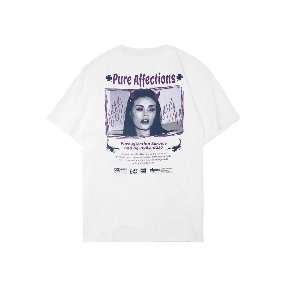 MRJN - White Tshirt Pure Affections Combed Lokal