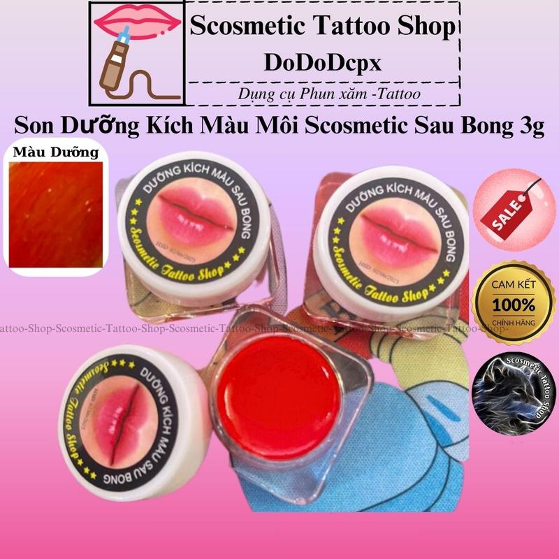  5-10 Hũ Son dưỡng gấc kích màu môi,hũ gấc thần thánh 3g chiết suất từ thiên nhiên màu đẹp-Handmade 