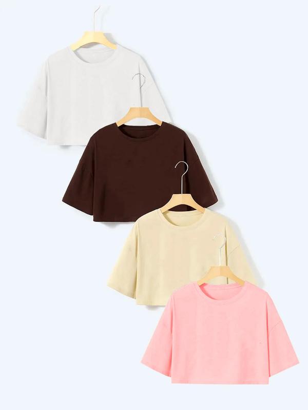 Round Neck Bowknot Back Hole Plain Sweaters Round Neck Bowknot Back Hole Plain Sweaters