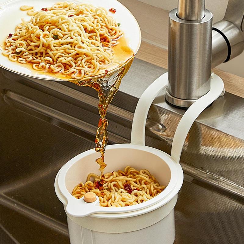 Push-Type Kitchen Sink Filter Basket, Leak-Proof, Separate Filter Basket,…