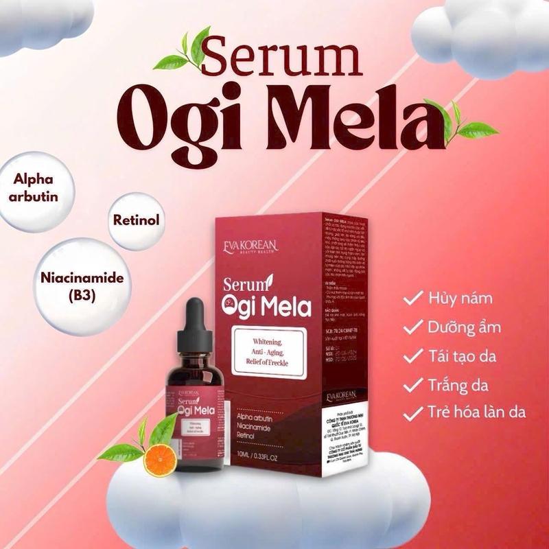 Serum MeLa hỗ trợ làm sáng và  và chống tàn nhang, bổ sung và dưỡng ẩm cho da mặt 10ml  Skincare Serum Làm Đẹp Da Nữ Women meiduzi sữa _