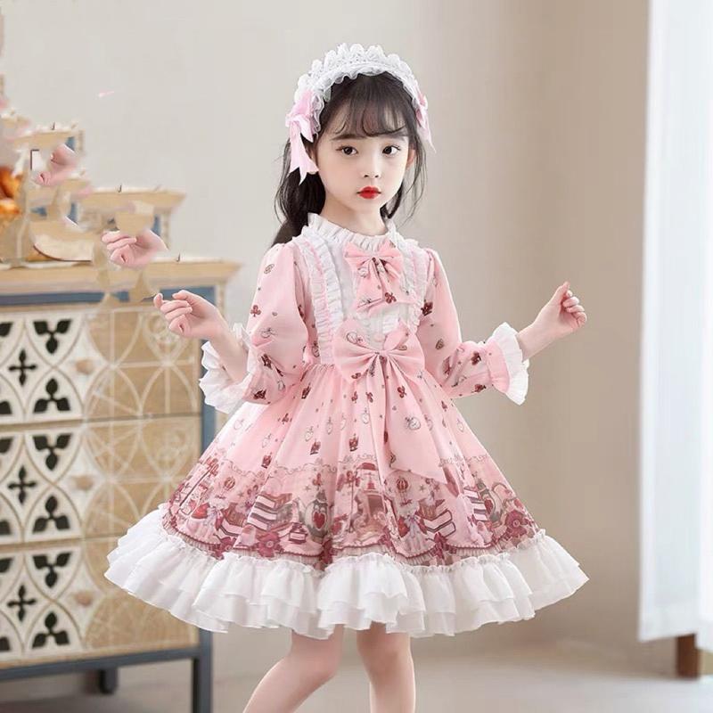 Product Introduction of Váy Lolita, Phong Cách Công Chúa Bé Gái, Dài Tay, Thích Hợp Cho Mùa Xuân Và Mùa Thu, Váy Mới, Phong Cách Phương Tây, Váy Trẻ Em, Không Bao Gồm Phụ Kiện, Có Ngày Tháng Năm 2025 3