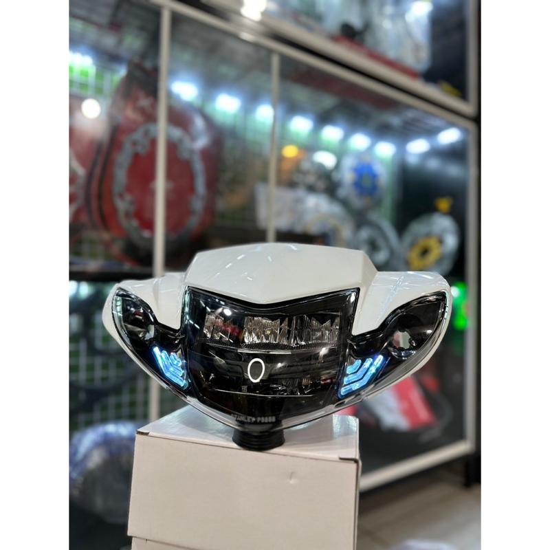  Đầu đèn 2 Tầng  DNC zinpat sirius  Pro led lắp ốp sihello kèm bợ -  Tặng Bóng Demi + JACK DEMI  