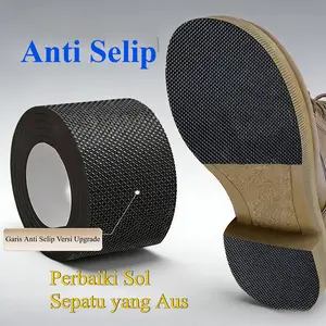 Stiker Sol Sepatu Anti Selip Sol Tendon Tahan Aus Sepatu Kulit Hak Tinggi Perekat Diri Lembaran Anti Minyak Senyap Stiker Shoe
