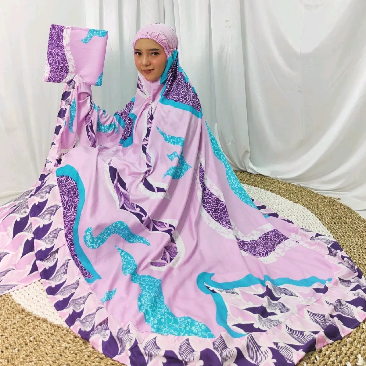 [HeelaCollection33] Mukena Bali Rayon Faraliza Rempel Size JUMBO Super Cantik Dan Nyaman