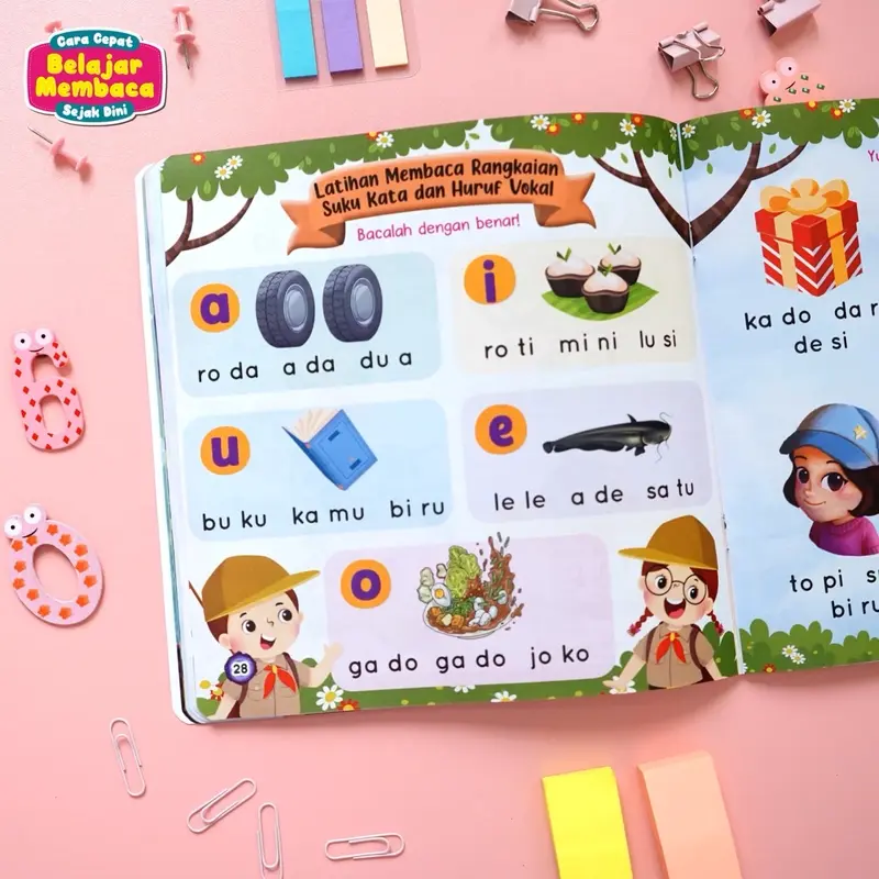 Cara Cepat Belajar Membaca Sejak Dini - Fun Learning - Buku Belajar Membaca - Usia 2 tahun - Buku Belajar Membaca - Buku Anak - Visi Mandiri - Ziyadbooks - Softcover - Littlestar - Buku Pelajaran - Buku Sekolah 2