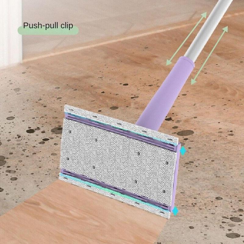 Product Introduction of Automatic Cloth Changing Mini Mop, Hands-Free Mini Mop Compatible With Face Towels, Compatible B2P2 28