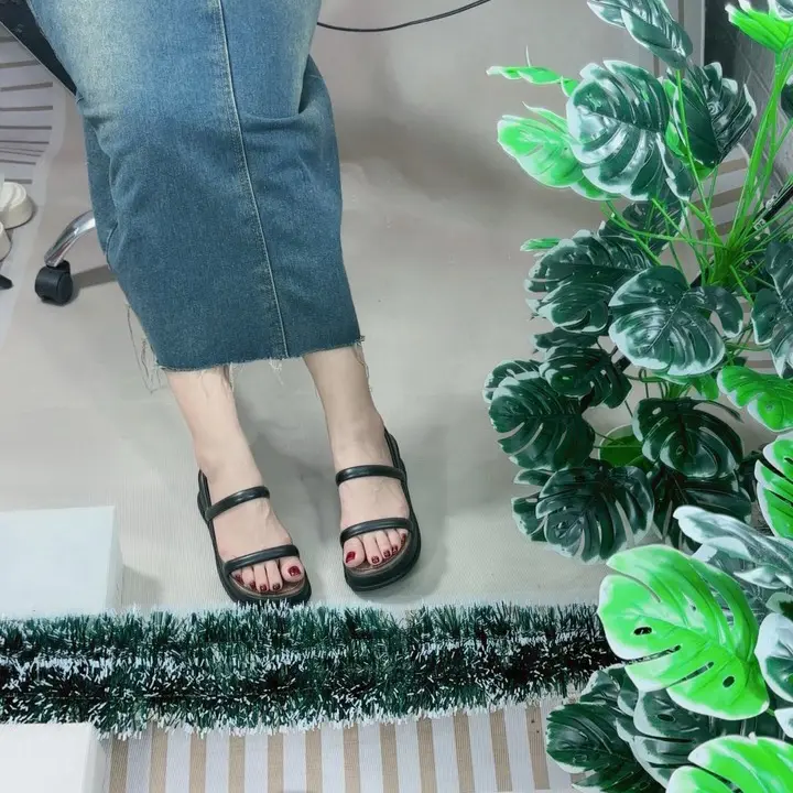 sandal dép  bánh mì quai ngang đơn giản XINH XẮN Chơi TẾT T07 6