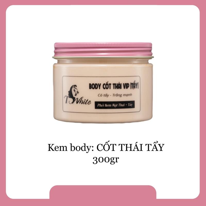 300gr KEM BODY CỐT THÁI TẨY ( trắng mạnh )