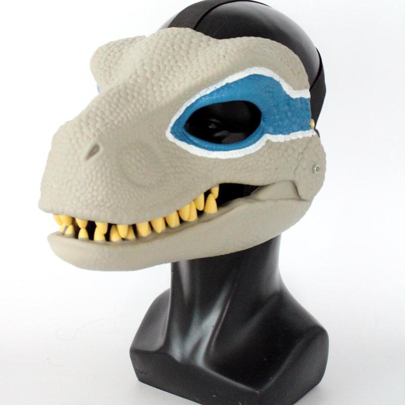 mask role playing props performance headwear Jurassic World Raptor Dinosaur Festival children's toy carnival gift 0