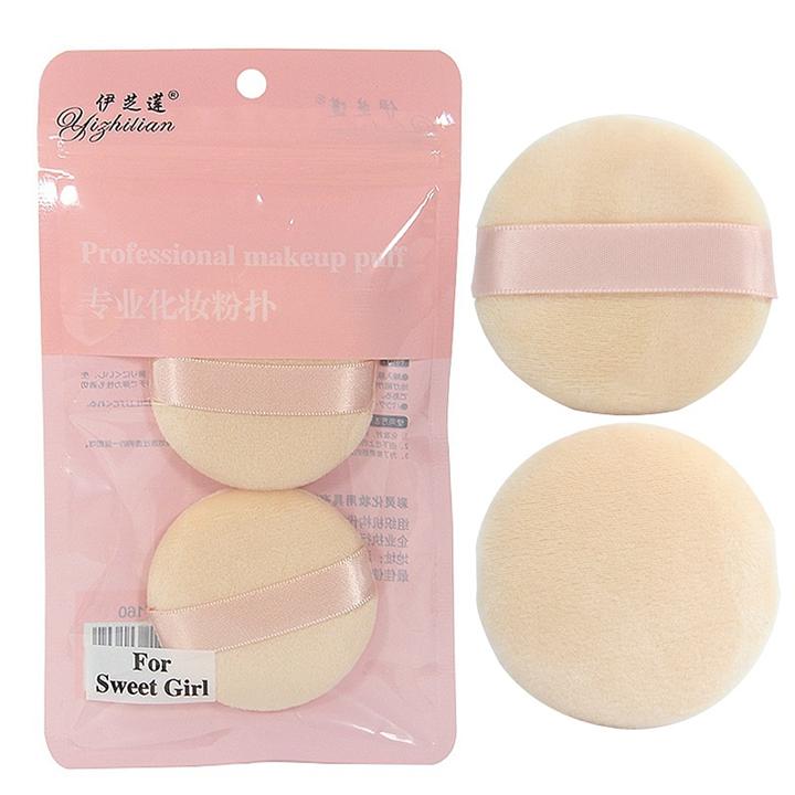 Set 2 bông phủ phấn mềm mịn nội địa Trung dùng thay thế 3