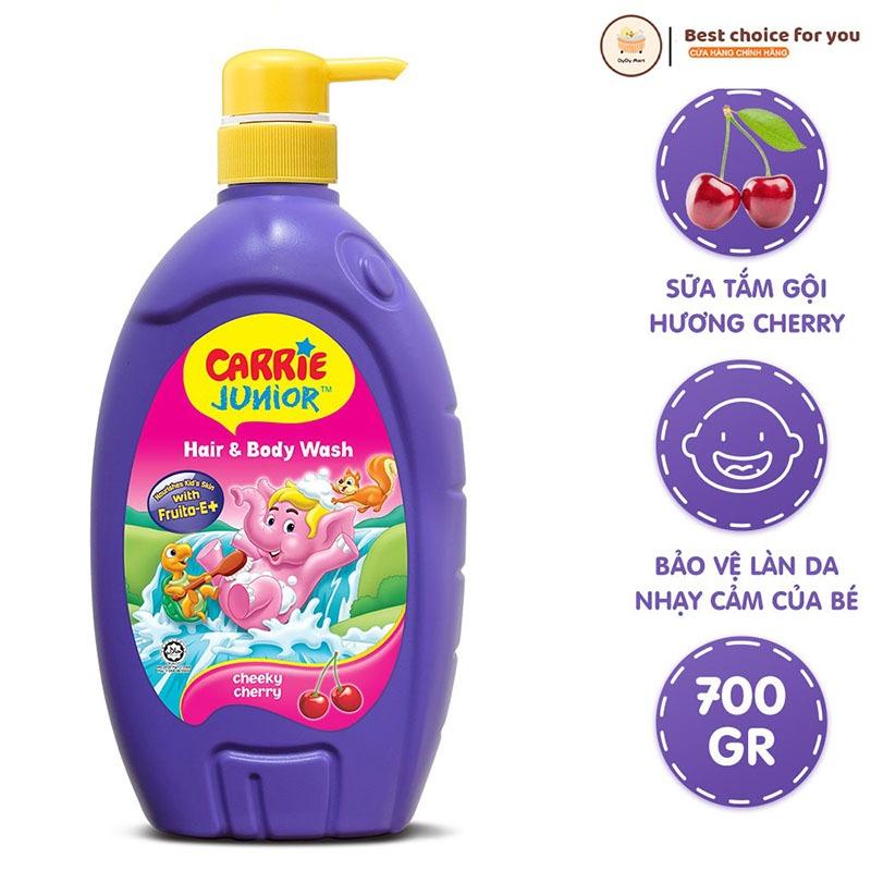 Product Introduction of Sữa Tắm Gội toàn thân cho bé Carrie Junior 700g 17