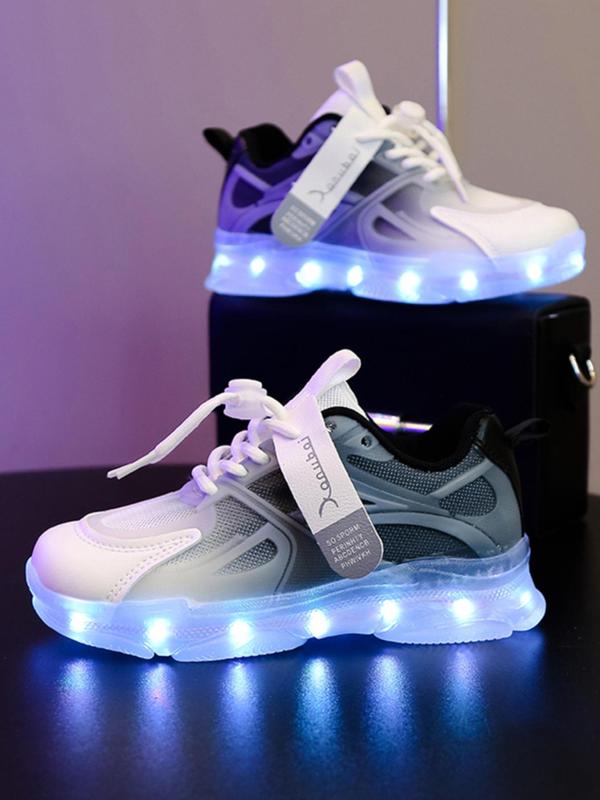 Kids Cute Luminous with Light Sneakers, Summer 2025 New Casual Comfortable Breathable Sports Running Shoes, Trendy Walking Shoes for Kids, Barefoot Shoes Designer Shoes 5