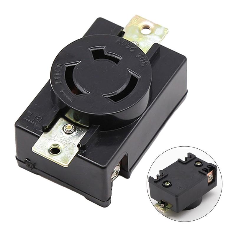 2KW Generator Socket Anti-Loose Socket 168f/170f For  Anti-Off 3-Holes Socket 4