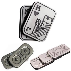 Spinner Card, 3 Counts/set Rotating Push Card, Stress Relief Toy for Adults, Fun Gift for Men & Women