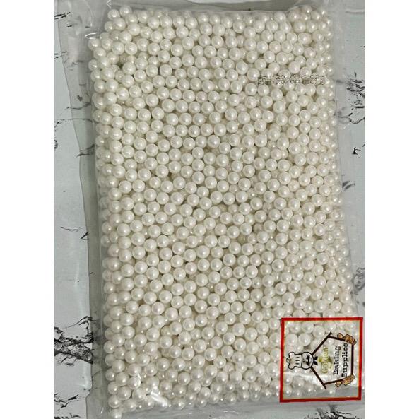 Product Introduction of Pearl white dragees 1kg for cake decoration 8