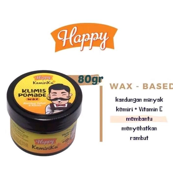 Happy Kemiriku Pomade Klimis 80gr 0