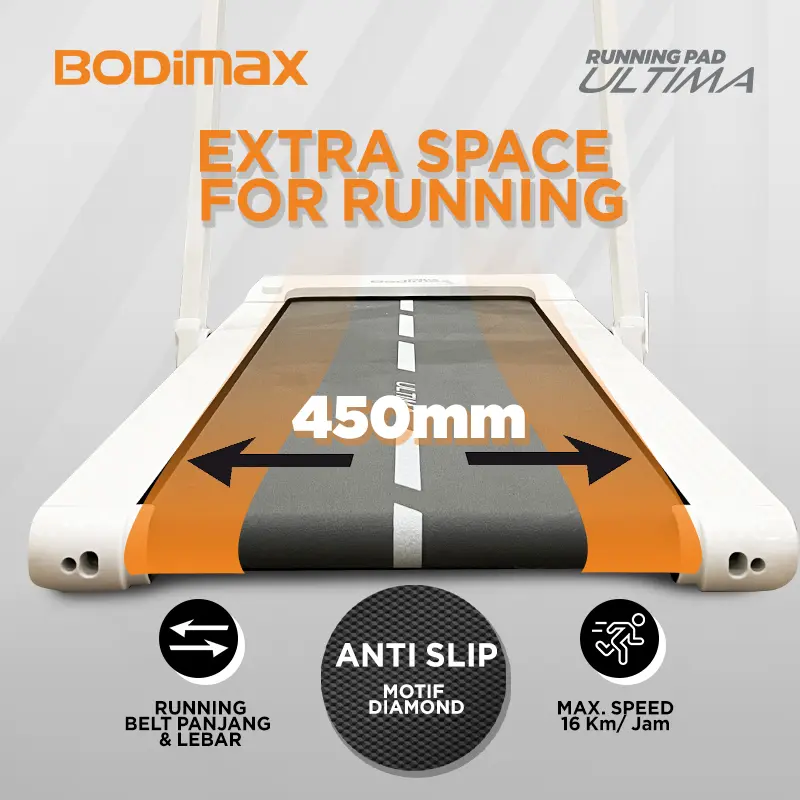 BODIMAX RUNNING PAD ULTIMA –  TREADMILL/ RUNNING PAD/ GYM / ALAT OLAHRAGA 4