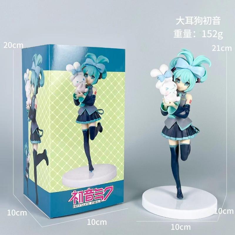 Product Introduction of Wholesale Anime Garage Kits Princess Hatsune Miku White Rabbit Hatsune Standing Posture Cinnamon Model Ornaments 0